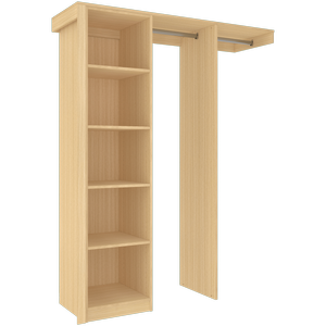 Lugna 1500 - 1800mm Sand Pack 1 Opening Built In Wardrobe Package