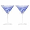 Tempa Skylar Set of 2 Martini Glasses - Ocean
