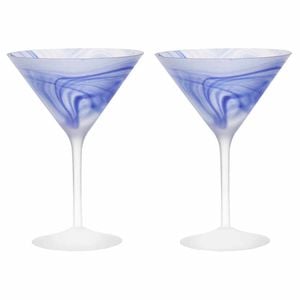 Tempa Skylar Set of 2 Martini Glasses - Ocean