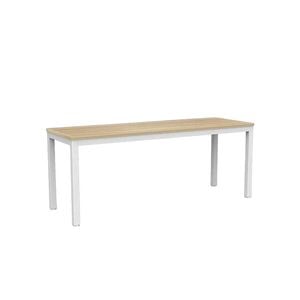 Olg Axis Table 4 Leg White Frame New Oak Smooth Top L2100mm X W900mm