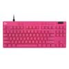 Logitech G PRO X TKL RAPID Gaming Keyboard (Magnetic Switches) (Magenta)