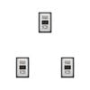 3PK Unigift Soho 3-Open Collage Picture Frame 10x15cm Black