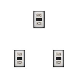 3PK Unigift Soho 3-Open Collage Picture Frame 10x15cm Black