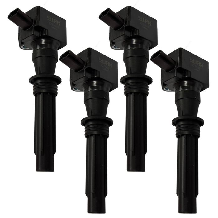 Set of 4 SWAN Ignition Coils for Range Rover Velar P250 P300 P400e L560 2017+ 2.0L Turbo