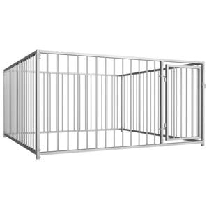 vidaXL Outdoor Dog Kennel Dog Crate Animal House Pet Cage Garden Backyard