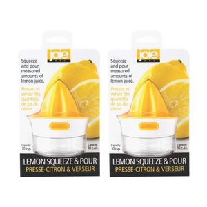 2x Joie Lemon Squeeze & Pour Juicer Kitchen Tool 8.1x7.6x10cm