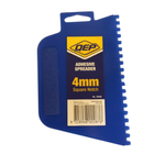 QEP 4mm Square Notch Plastic Adhesive Spreader