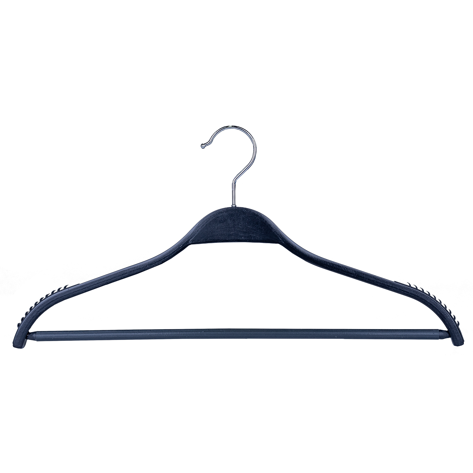 Sunfresh 4PK Wooden Clip Clothes Hanger Black thumbnail 2