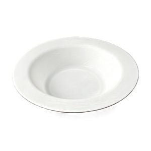 12x 10pc Partyware Deluxe Reusable Bowls Set Tableware 180mm White