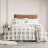 Park Avenue 175 Gsm Egyptian Cotton Flannelette Quilt Cover Set Single Buffalo Checks