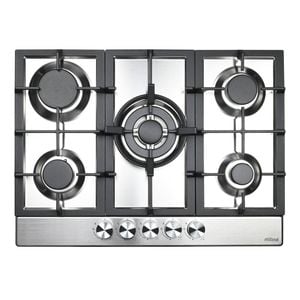 Mistral 70cm Stainless Steel 5 Burner Gas Cooktop
