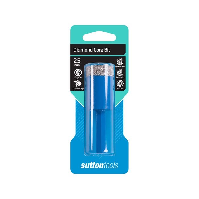 Sutton Tools 25mm Diamond Core Dry / Wet Cut Bit