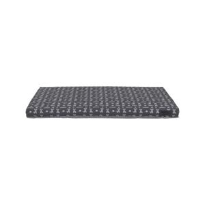 Baxter Bone Grey Canvas And Fur Digi Dog Removable Cover Crate Mat  - Large