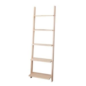 Miuz 160cm Ladder Shelf Wooden Display Storage Stand Rack Bookshelf