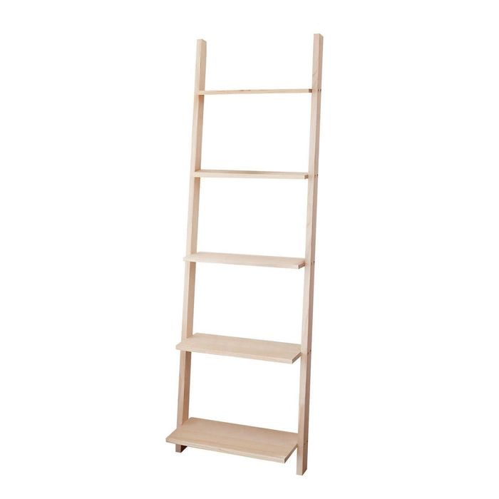 Miuz 160cm Ladder Shelf Wooden Display Storage Stand Rack Bookshelf