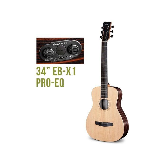 Enya X1-Pro Spruce HPL Acoustic Guitar - 34" Size - includes pickup