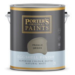 Porter's 2L French Green Eggshell Finish Broadwall Washable Paint