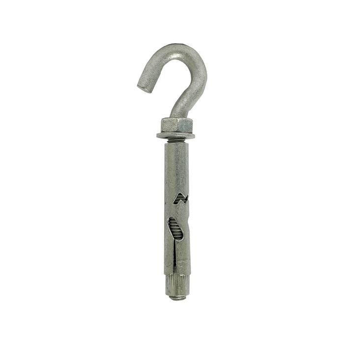 Macsim 10 x 70mm Galvanised Masonbolt Hook Head - 2 Pack