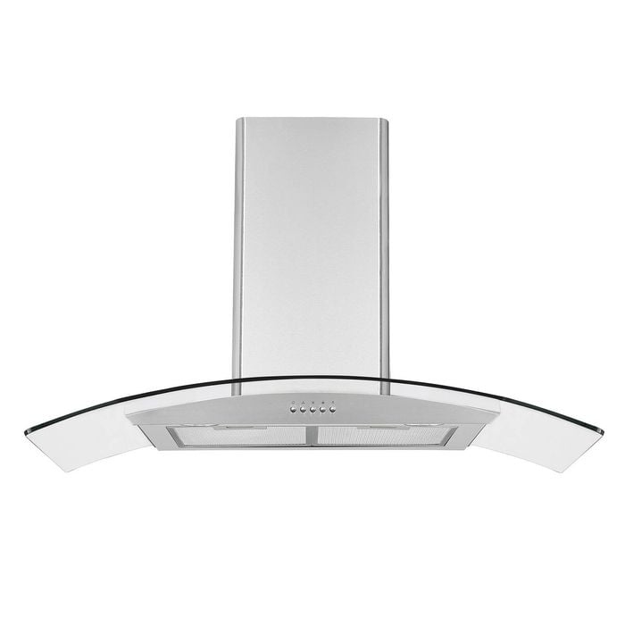 Mistral 90cm Curve Glass Rangehood
