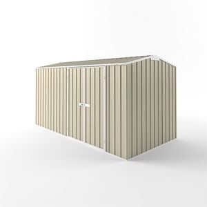 EnduraShed 4.5 x 2.25 x 2.35m Tall Truss Roof Garden Shed - Smooth Cream