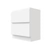 Stein 900 x 450 x 810mm White Select Floor Standing Handleless Vanity - Cabinet Only