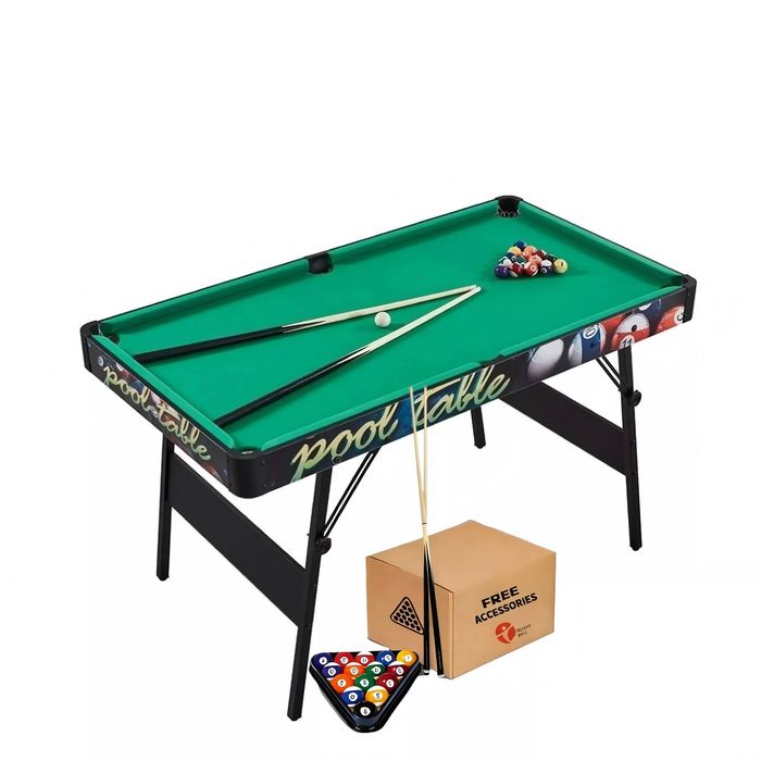 TOPONE Foldable Pool Table/Billiard Table GTF007 - 1.37m/1.57m - 1.57M TABLE
