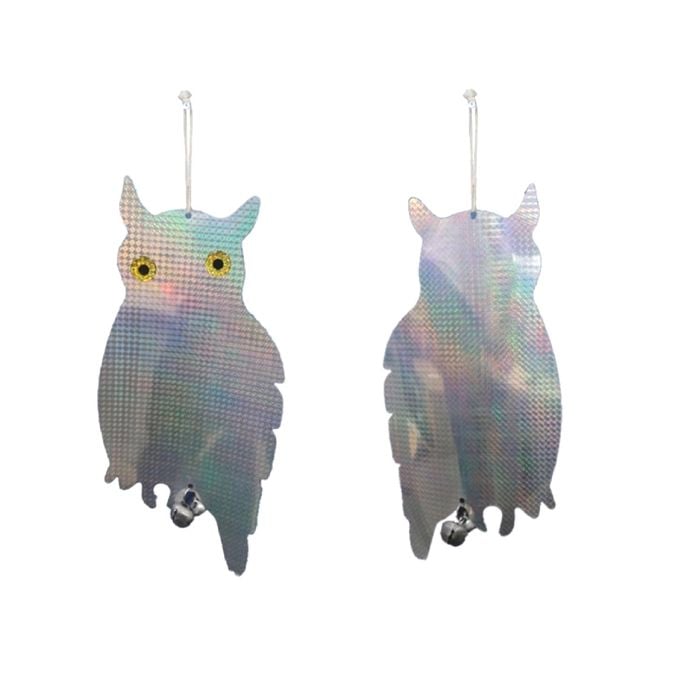 Bird Deterrent Hanging Owls - 3 Pack