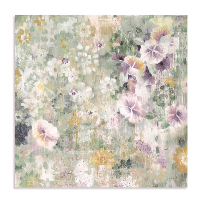 Artey | Flower Shower Light - Stretched Canvas - Stretched Canvas - 64 x 64cm