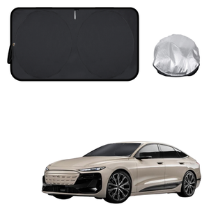 Front Windscreen Sun Shade for Audi e-tron 2025 - Current - Standard(150*85) - Black