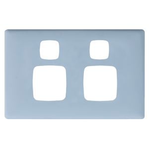 HPM Cheekyboy Linea Double Powerpoint Cover Plate