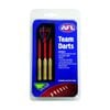 3pc AFL Brass Darts Melbourne Demons Team Design Flights & Shafts In Case