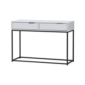 Cody Console Hallway Entryway Table 2 Drawers 110cm (white)