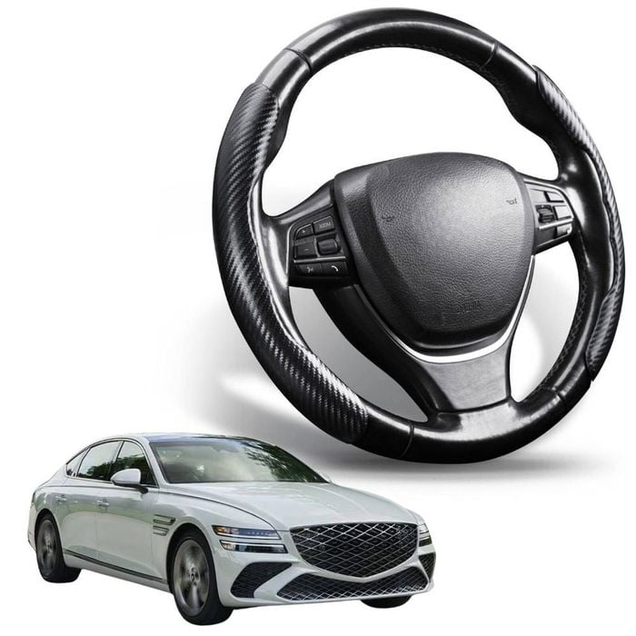 Segmented Steering Wheel Cover for Genesis G80 2017 - 2021 (DH)