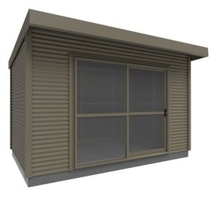 Duratuf 4 x 2.5 x 2.63m Lichen Kaipara Cabin