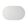 Attica 1200 x 750 Matte White Bentwood Oval Shaving Cabinet