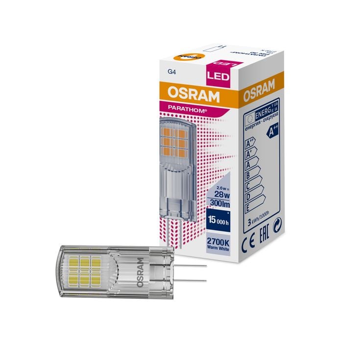 Osram 12V Warm White G4 Capsule LED 320lm 2.6W Light Globe