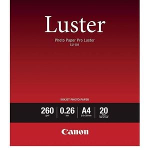 Canon LU101A4 20 Sheet A4 260gsm Lustre Photo Paper