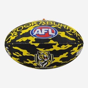 Richmond Tigers AFL Size 5 Camo Synthetic Footy Football