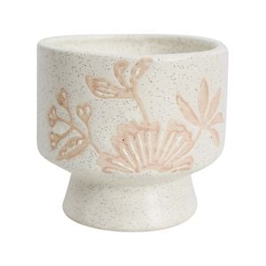 Ceramic 9cm Scented Tealight Candle Summer - White