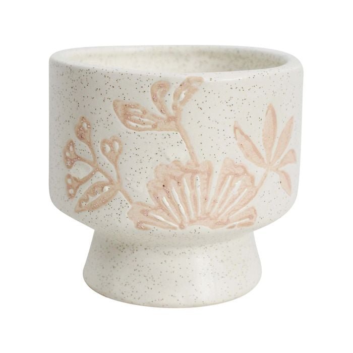 Ceramic 9cm Scented Tealight Candle Summer - White