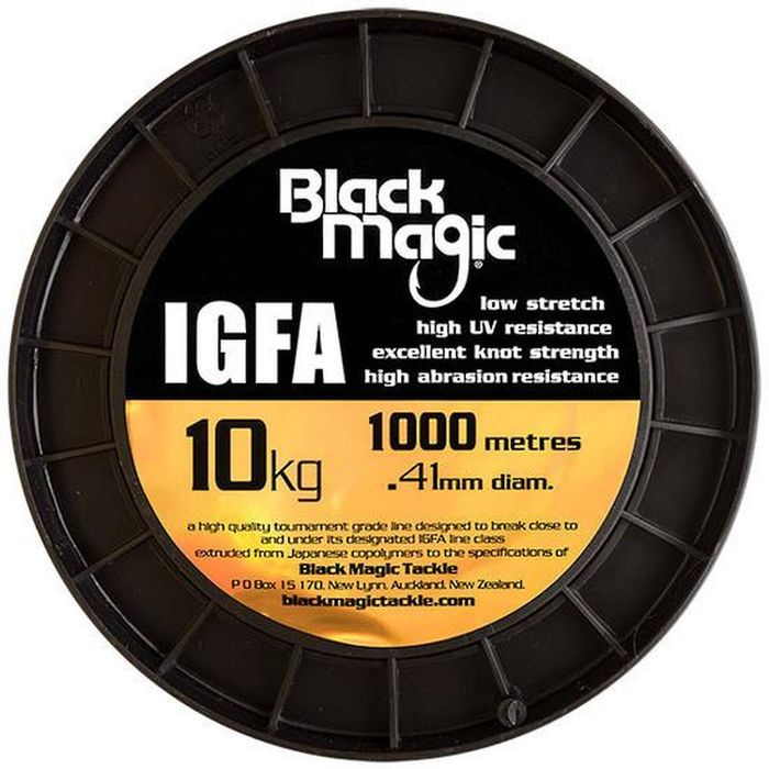 Black Magic 1000m IGFA Clear Monofilament Fishing Line 10kg