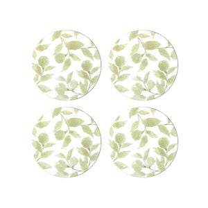 Riviera Green Round Coaster - Set of 4
