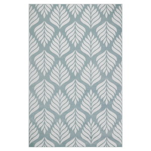 Fab Habitat 196x300cm Aqua Light Green And Cream Dibang Indoor Outdoor Rug