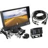 Elinz 7" HD Monitor 4PIN System CCD Reversing Camera Kit Trailer Cable MIC BLACK
