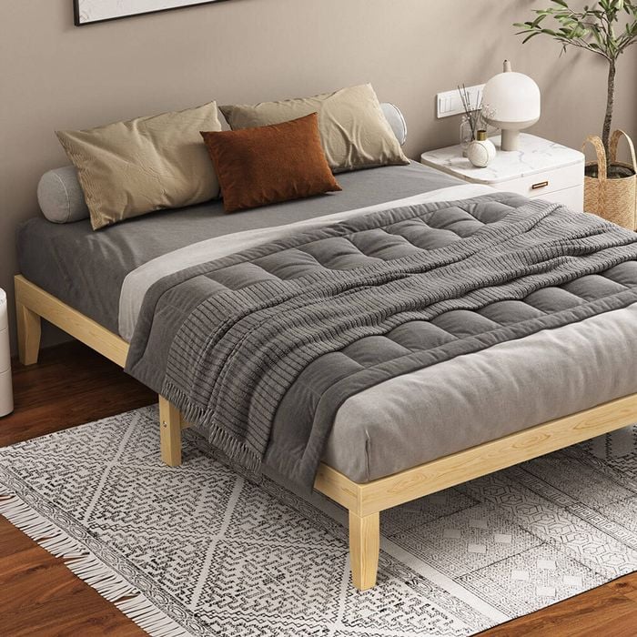 Alfordson Bed Frame Wooden Platform Double