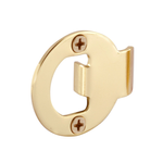 Gainsborough Round Strike Plate Polished Brass