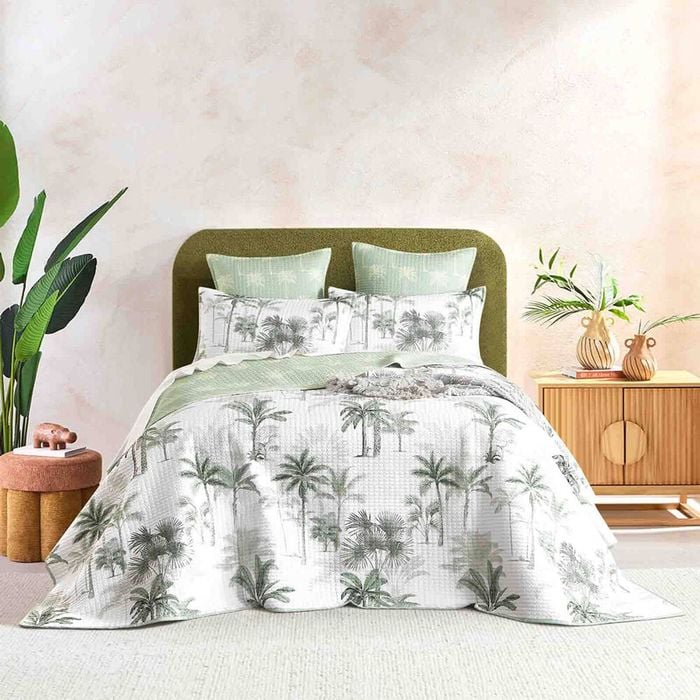 Renee Taylor Marbella Quilted Reversible European Square Pillowcase 65x65cm