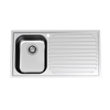 Clark Monaco Single Left Hand Bowl Sink with 1 Tap Hole