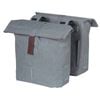 Basil City Double Bag Grey Melee 28 -32l Grey