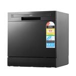 Devanti Benchtop Dishwasher Freestanding 8 Place Black